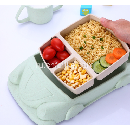 Мультфильм Car Shape Набор посуды для малыша
